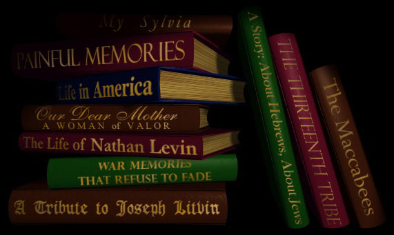 A stack of books displaying the titles of Meyer's writings